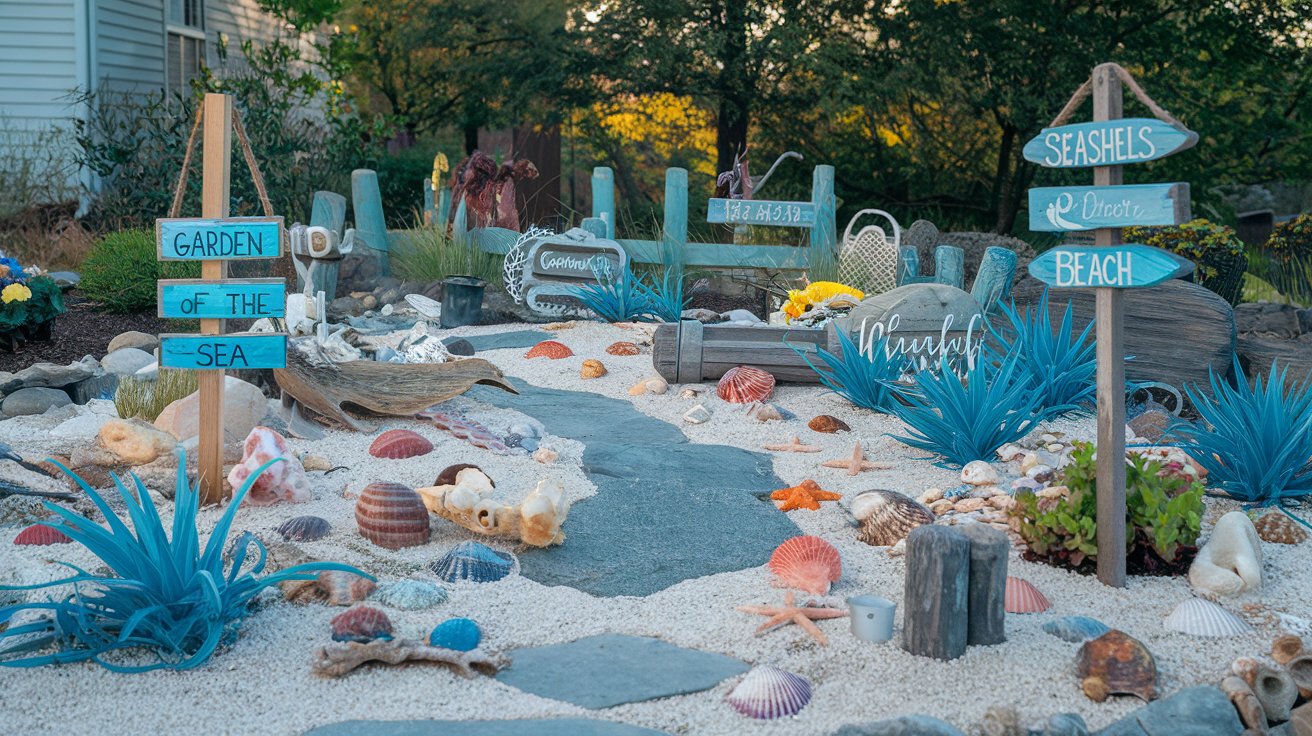 Affordable Coastal-Themed Garden Decoration Ideas