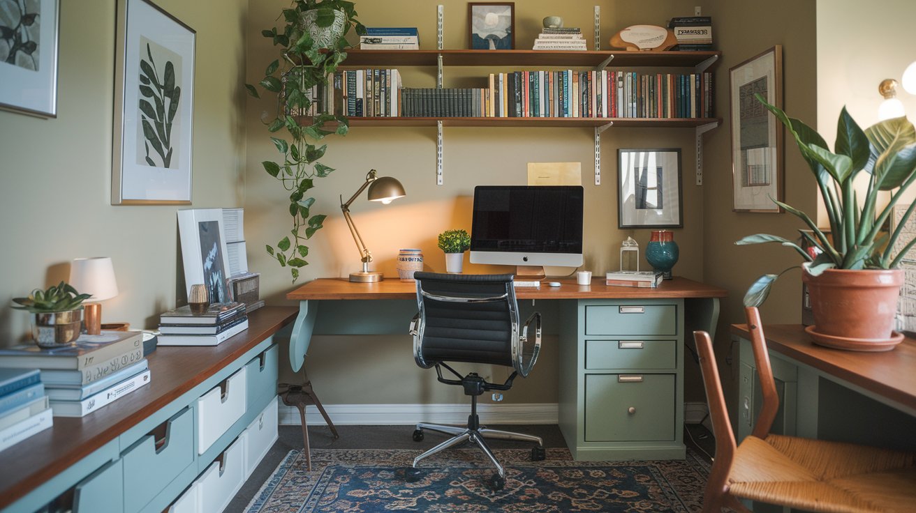 How to create a cozy home office with limited space