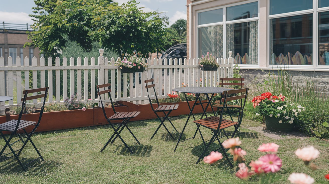 How to decorate a rented garden without permanent changes