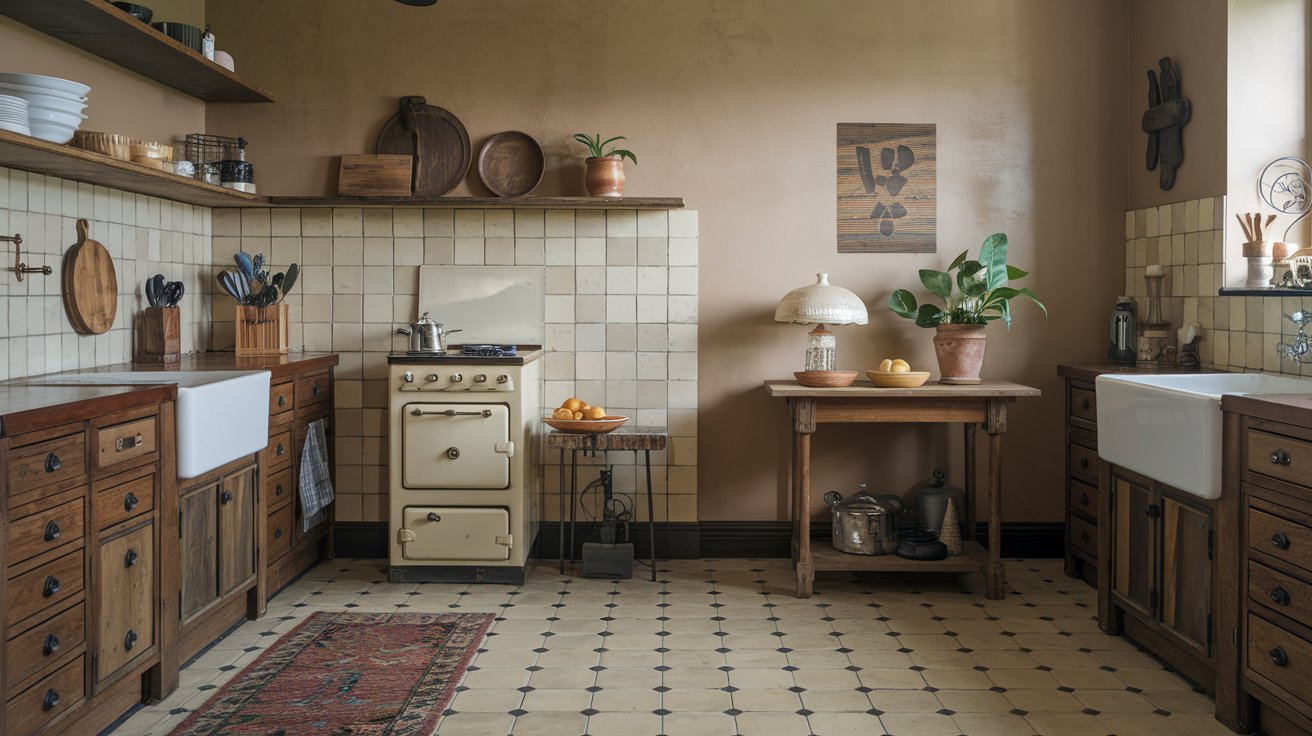 Vintage-inspired kitchen decoration ideas with cheap finds