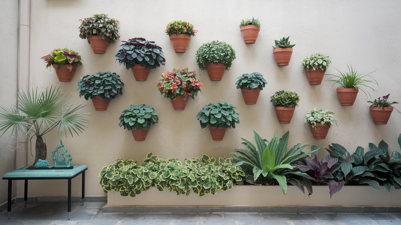 Wall decoration ideas with plants for small spaces