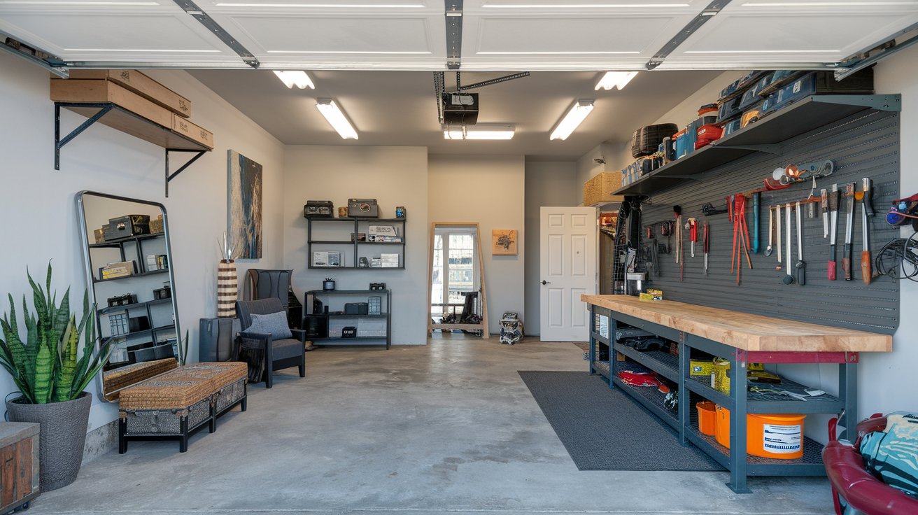 Modern industrial-style garage decoration tips